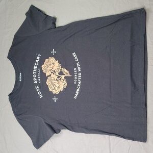 Schitts Creek T-Shirt Women's Size Large Black‎ Rose Apothecary Big Logo